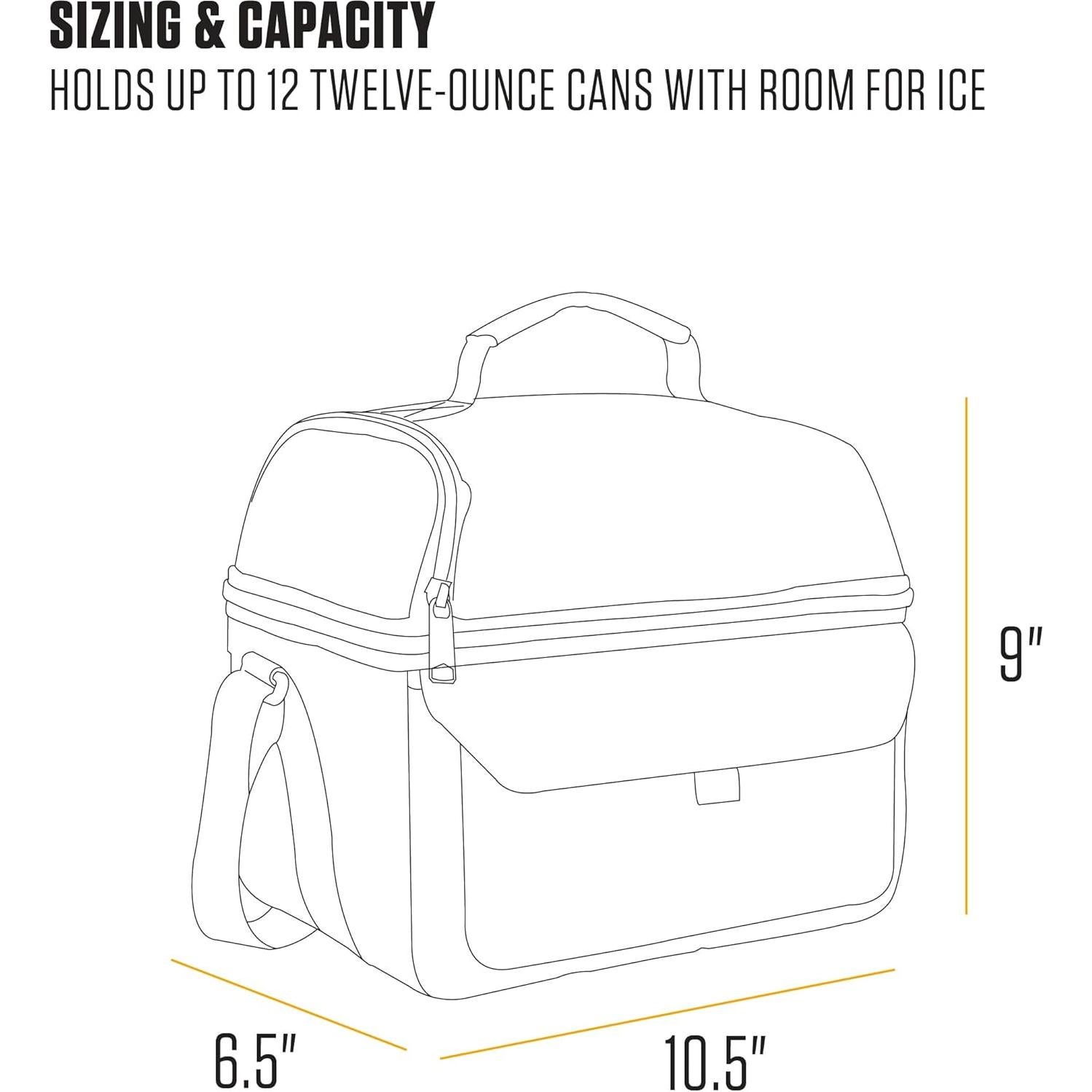 Bolsa de Almuerzo Aislada Carhartt 12 Latas Marrón 8L