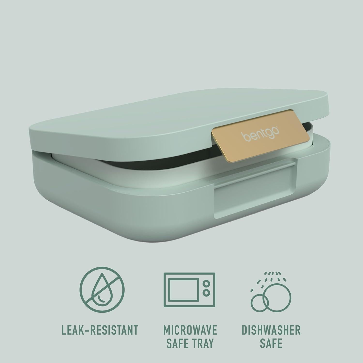 Funda de Almuerzo Bentgo Modern 1.24L Verde Menta a Prueba de Fugas