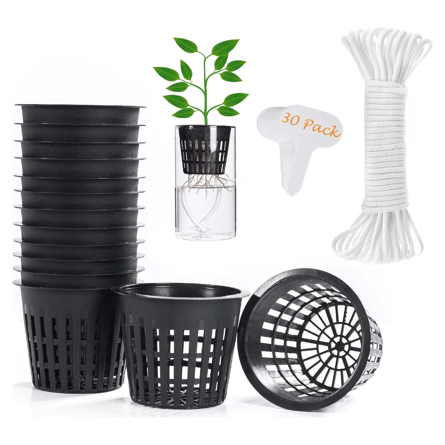 Macetas de Red ORIMERC 30 Piezas 7.62 cm Autorriego