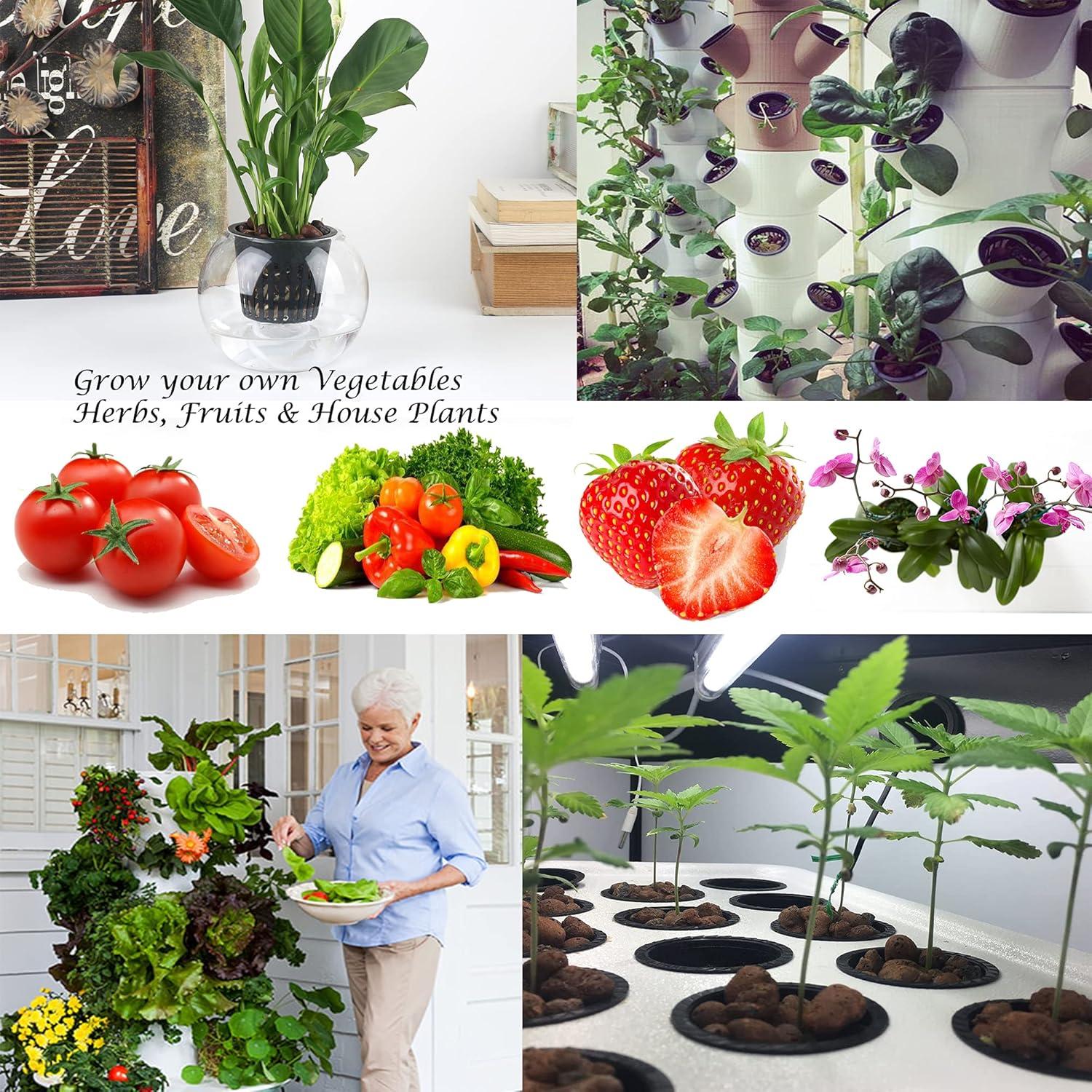 Macetas de Red ORIMERC 30 Piezas 7.62 cm Autorriego