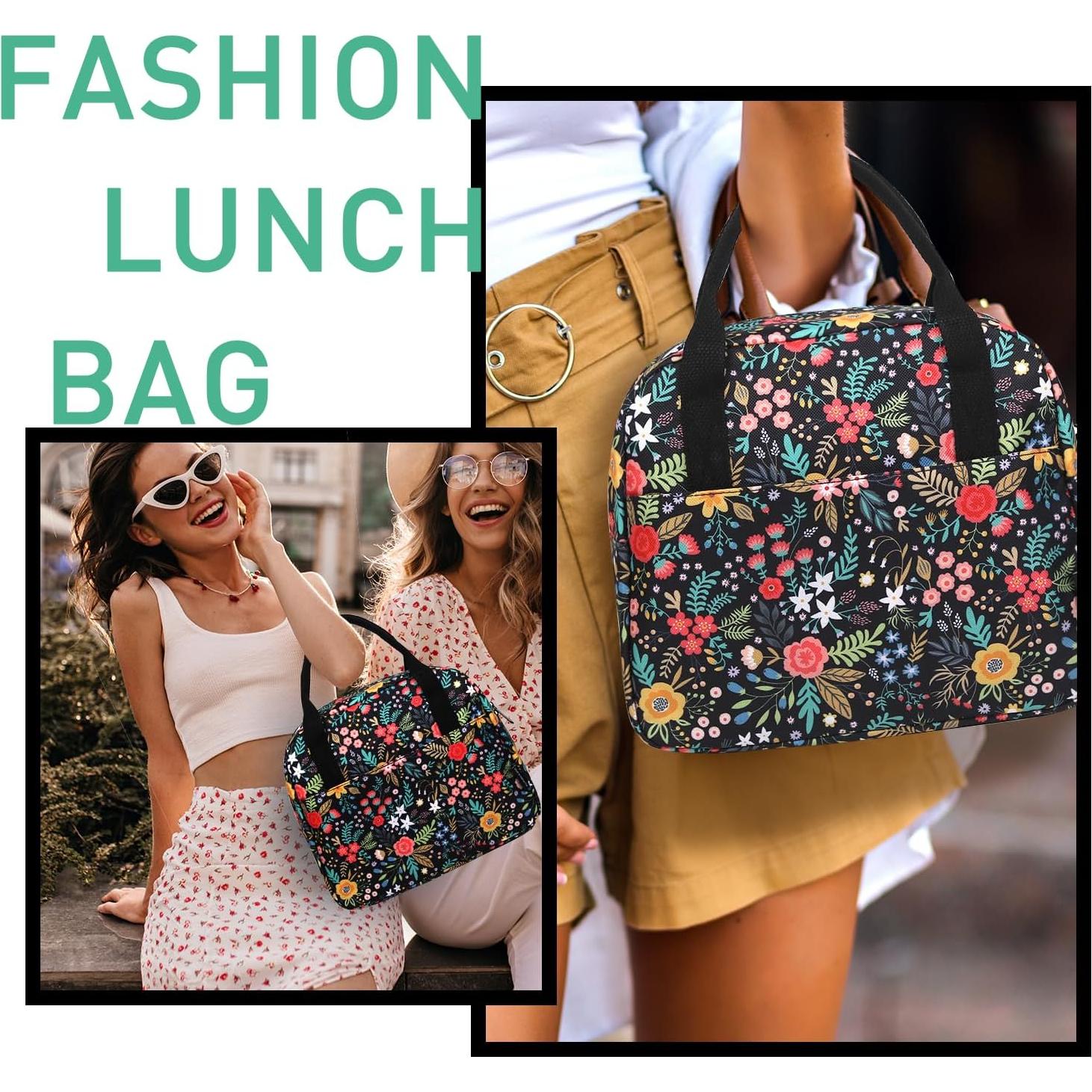 Bolsa de Almuerzo VLM Floral Aislada 8L Reutilizable