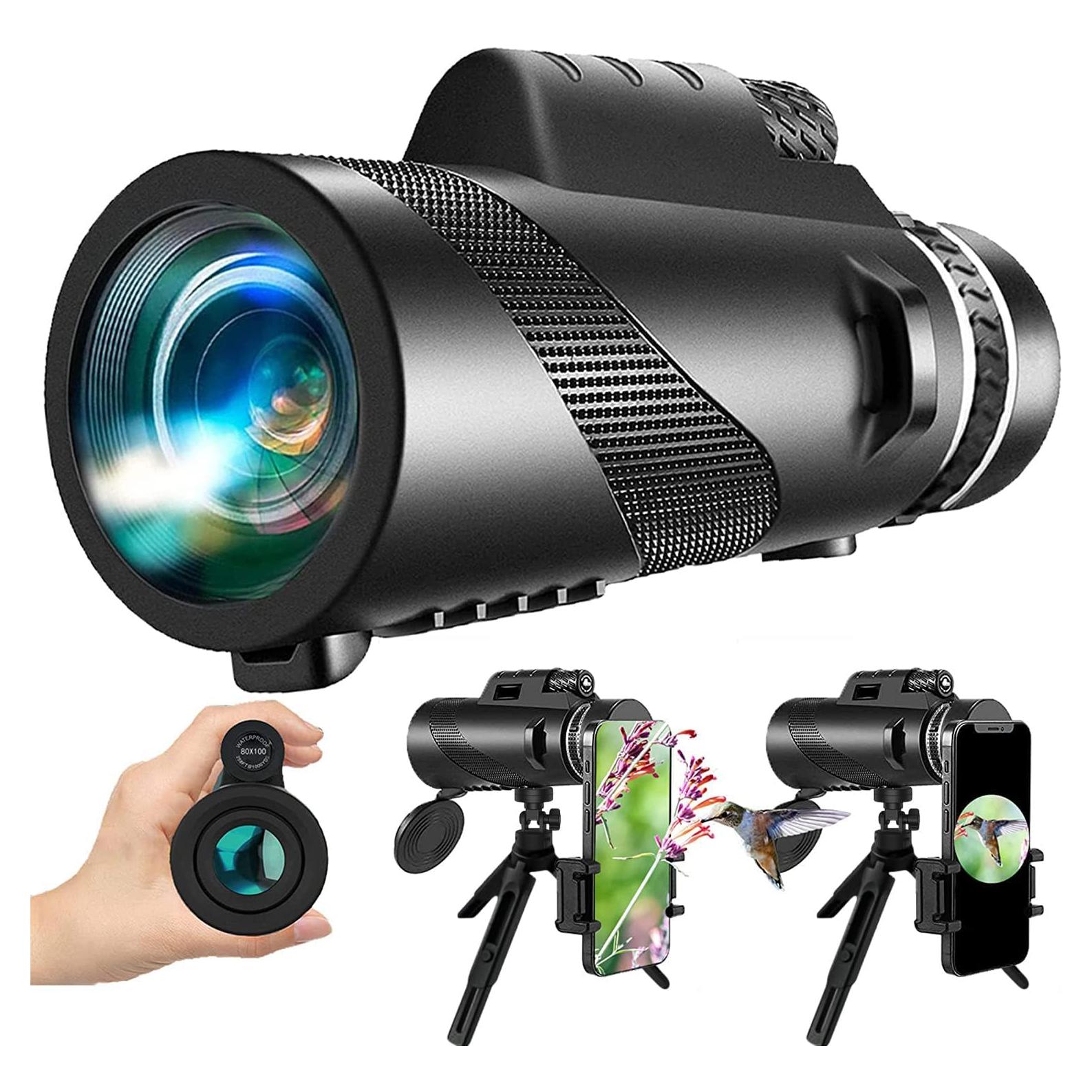 Monóculo 80x100 ASxmhGo Alta Potencia para Smartphone