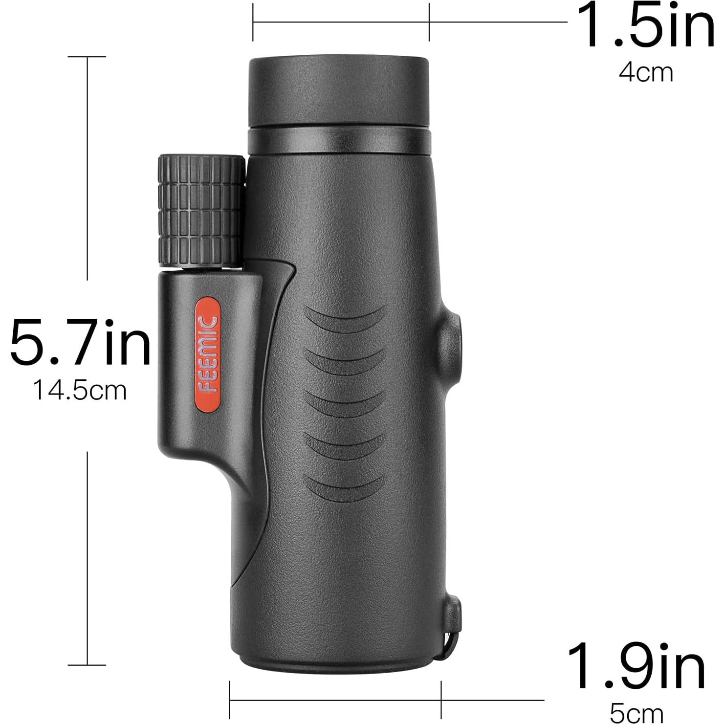 Telescopio Monocular Emarth 8x42 Impermeable Compacto