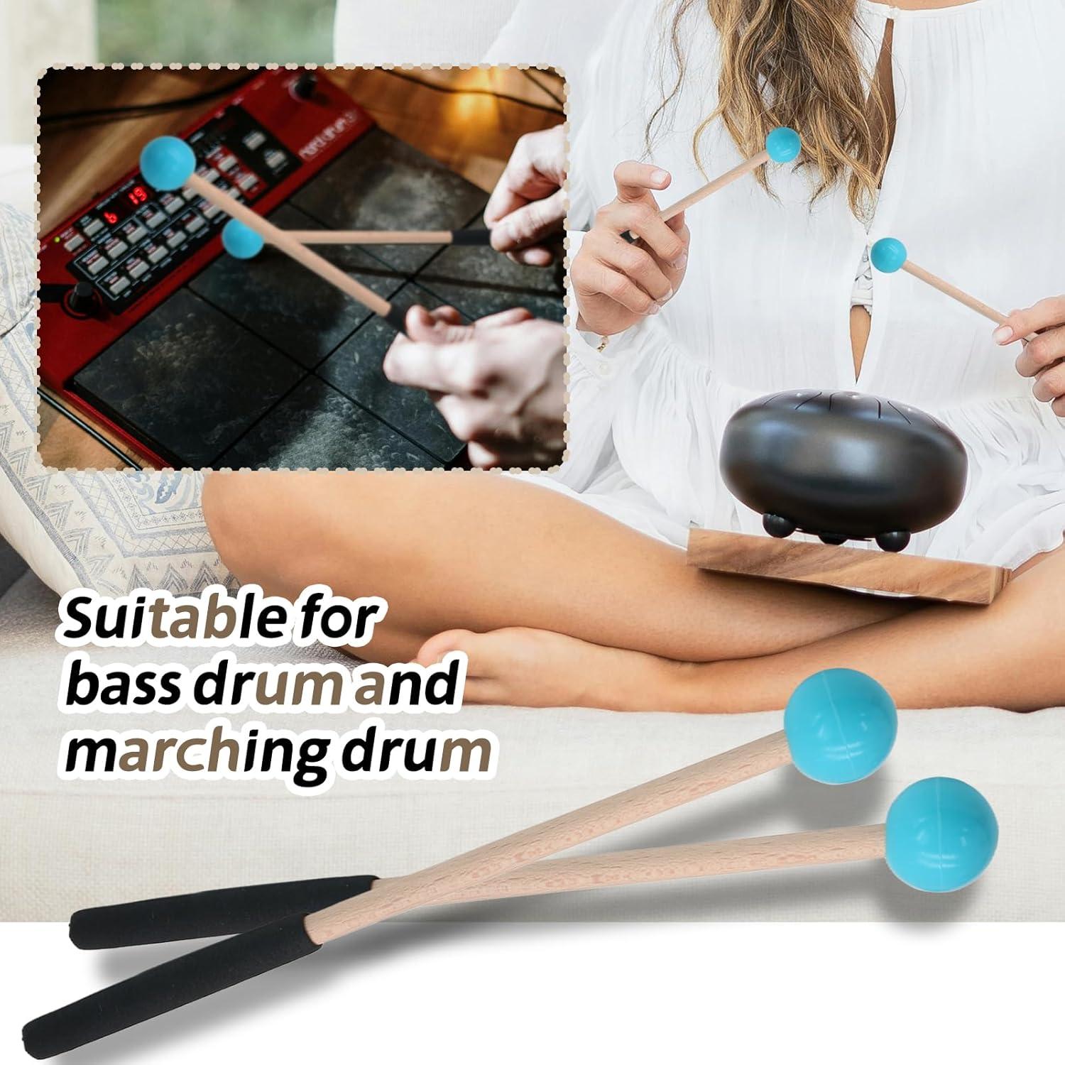 Mallets de Glockenspiel Biaungdo 2 Piezas Azul 22.5 cm