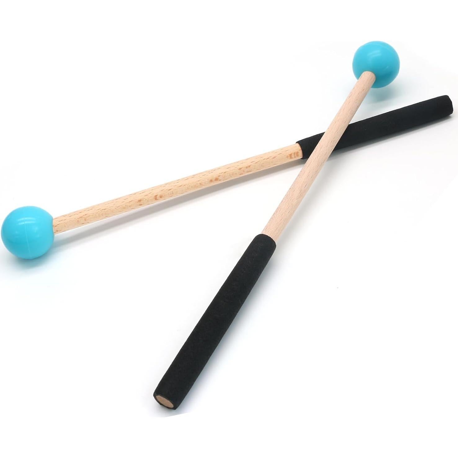 Mallets de Glockenspiel Biaungdo 2 Piezas Azul 22.5 cm