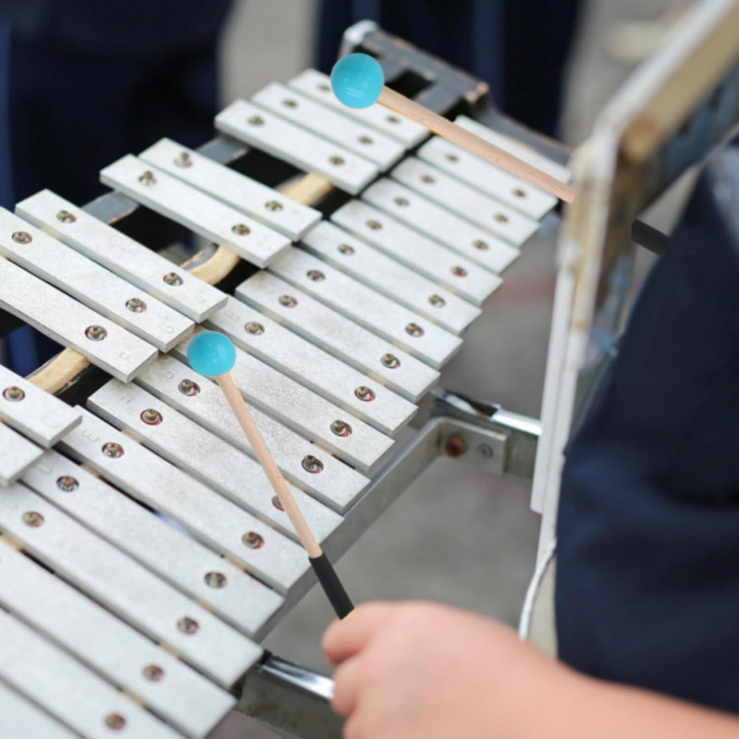 Mallets de Glockenspiel Biaungdo 2 Piezas Azul 22.5 cm