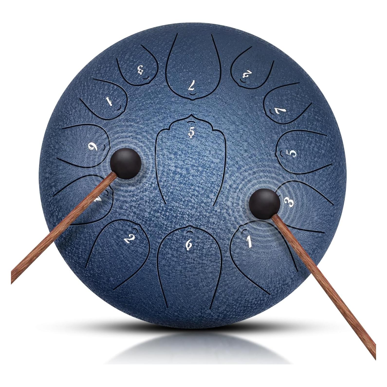 Tambor de Lengua de Acero 12" 13 Notas NBMICSO Azul Marino