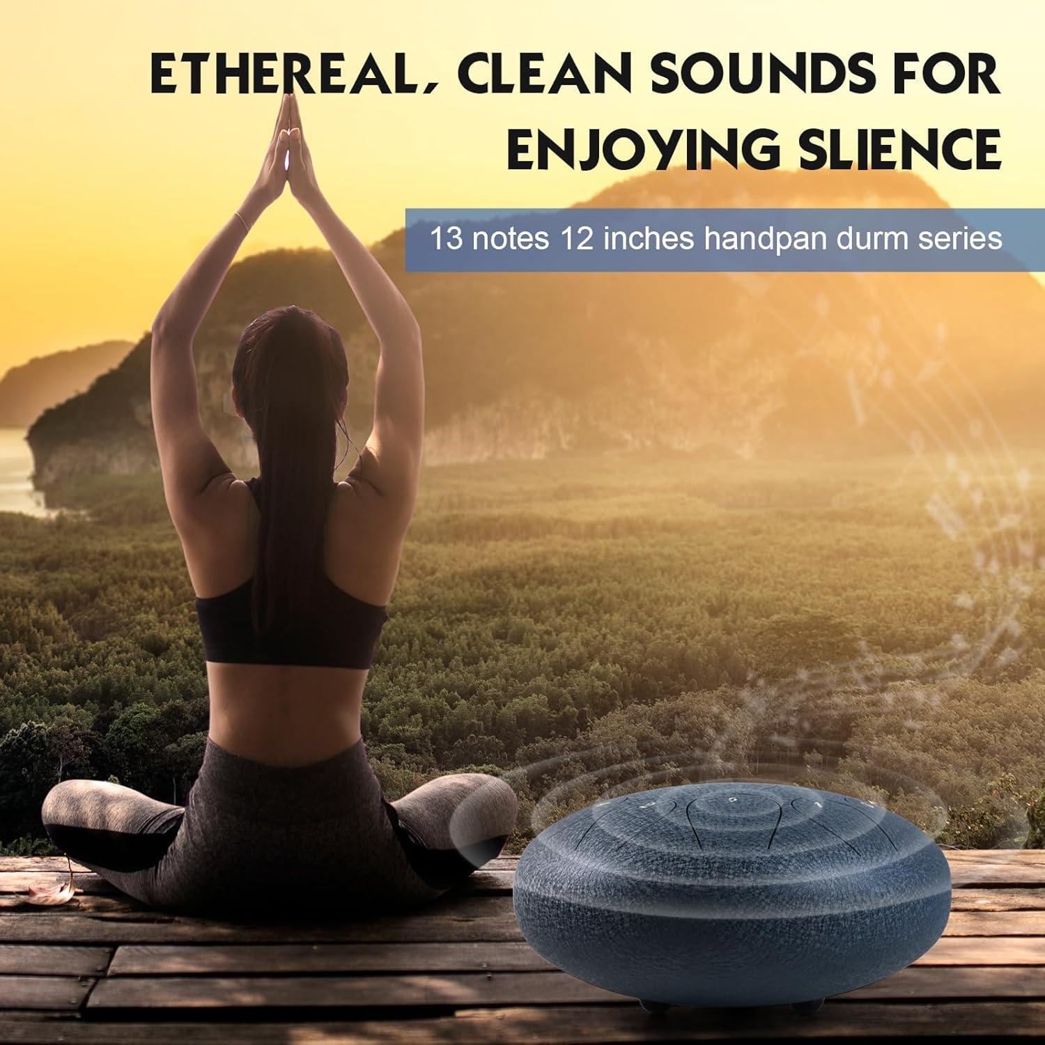 Tambor de Lengua de Acero 12" 13 Notas NBMICSO Azul Marino