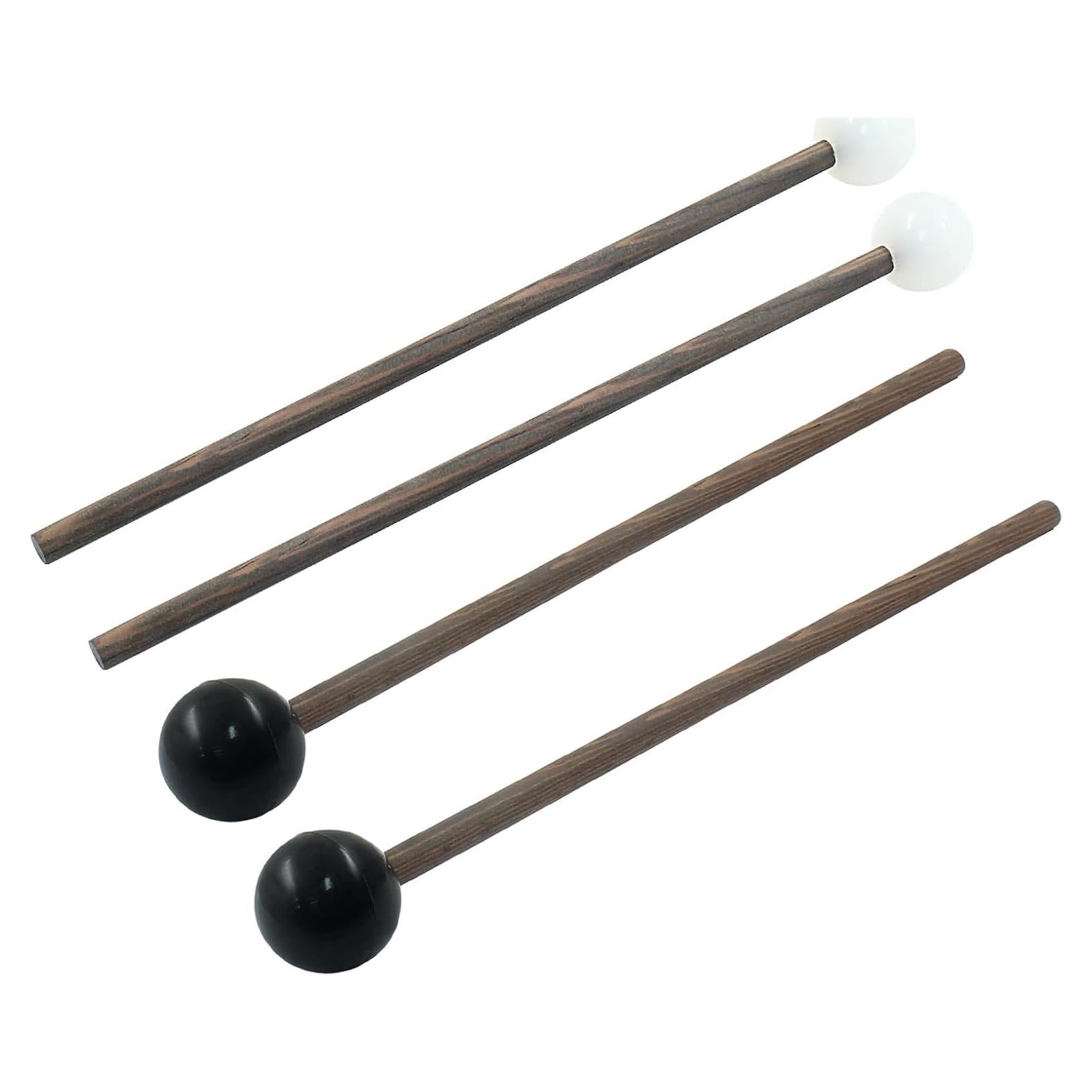Mallet de Tambor de Lengua de Acero Waziaqoc 2 Pcs 17,19 cm