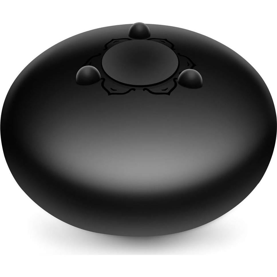 Yinama Steel Tongue Drum 11 Notas 30,48 cm Negro