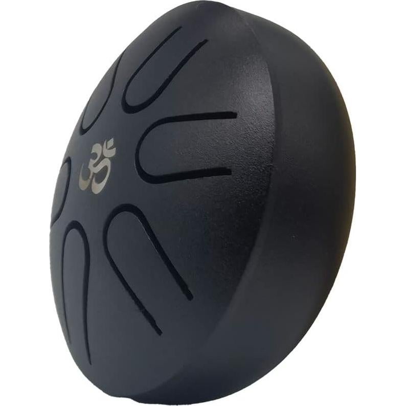 Tambor de Lengua de Acero Yahpetes 9.5 cm 6 Notas C Negro