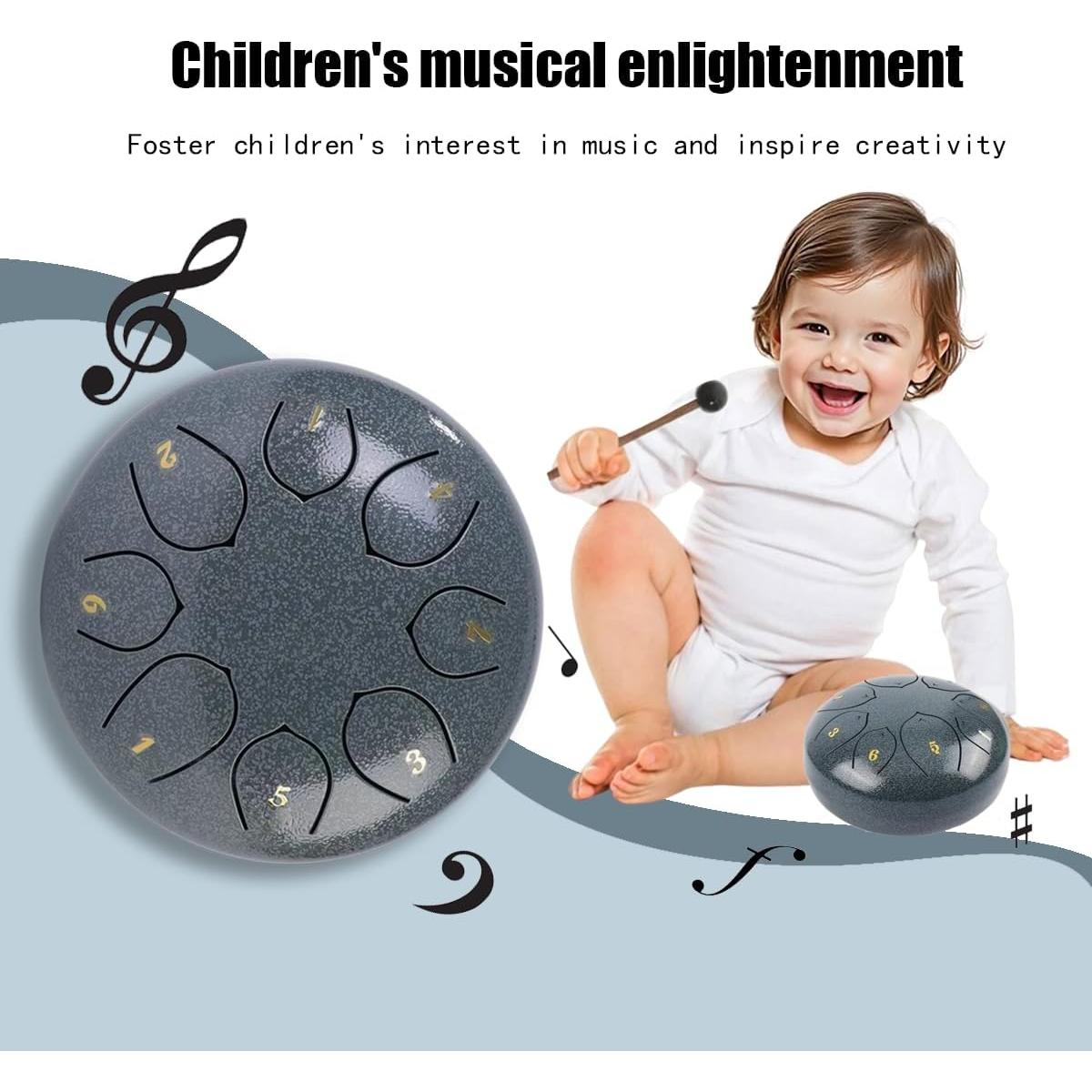 Tambor de Lengua de Acero Ic Iclimetree 15 cm 8 Notas