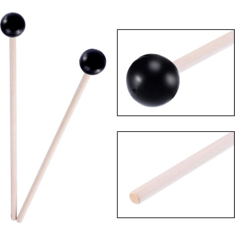 Mallets de Xilófono de Goma 2 Pcs LAN-XL 24.5 cm