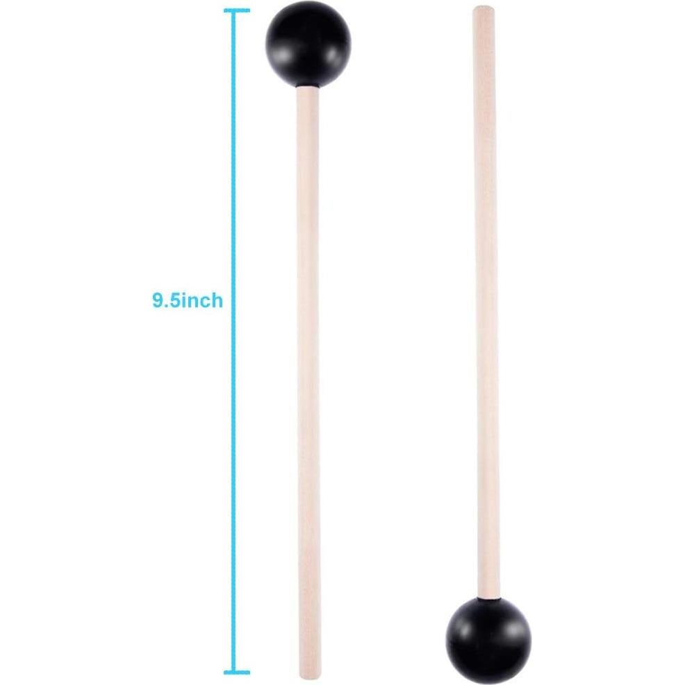 Mallets de Xilófono de Goma 2 Pcs LAN-XL 24.5 cm