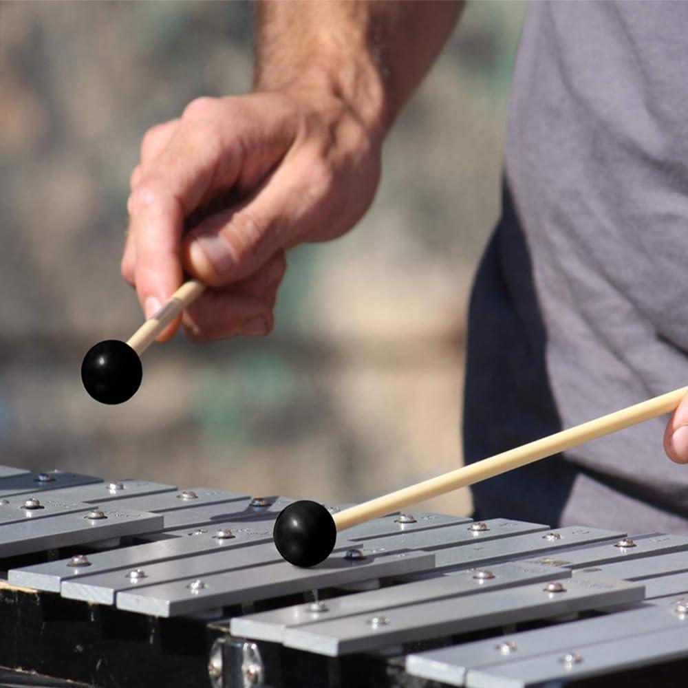 Mallets de Xilófono de Goma 2 Pcs LAN-XL 24.5 cm