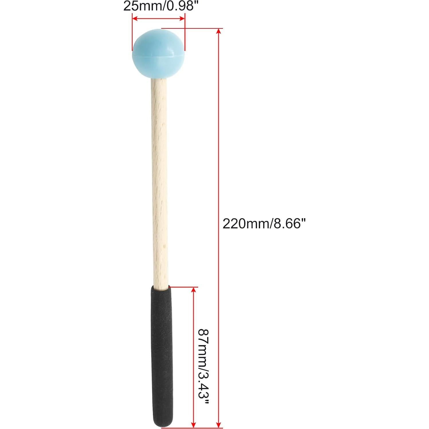 Mazas de Percusión de Madera Bonsicoky 22 cm Azul