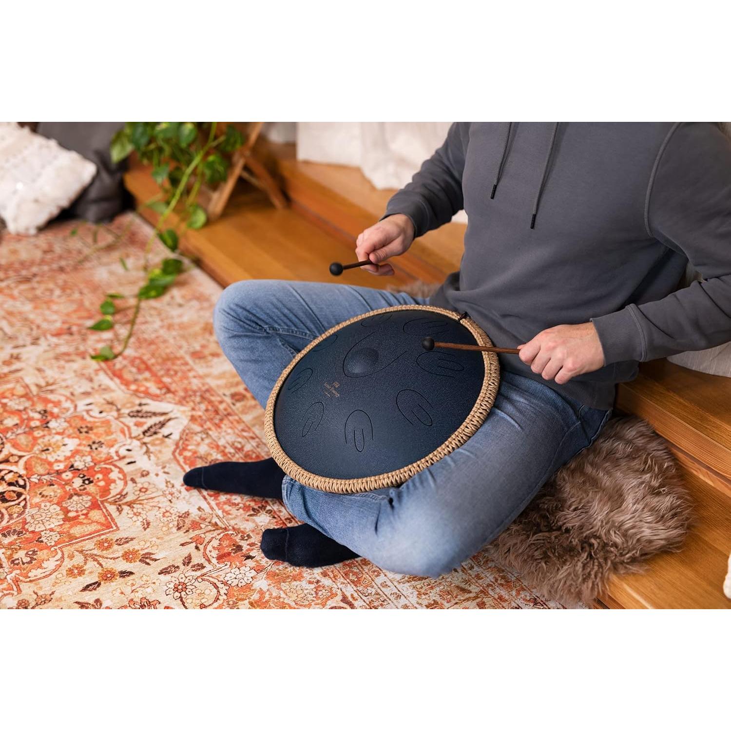 Meinl Octave Steel Tongue Drum 9 Notas 40 cm con Mallets