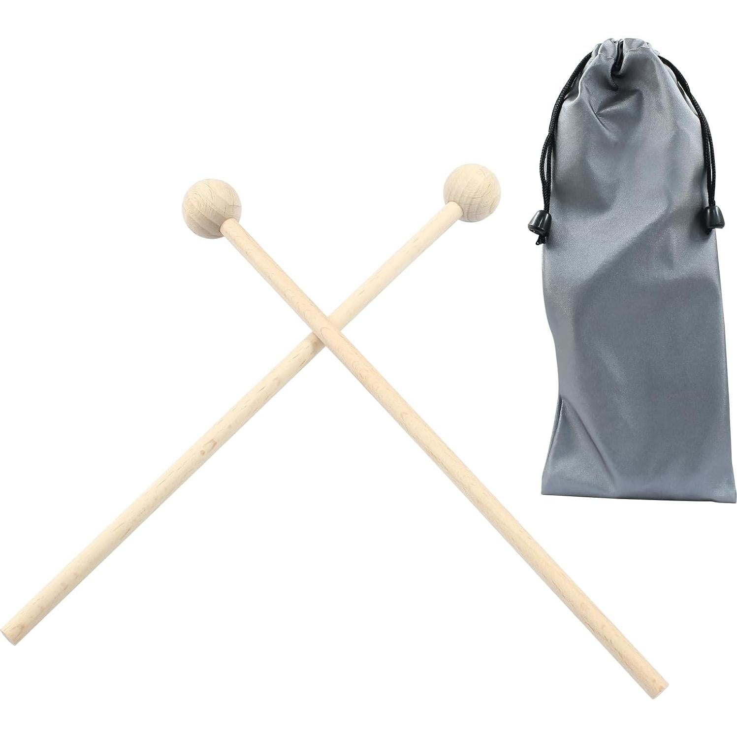 Mallets de Madera para Xilófono Luomorgo 21 cm 2 Pcs