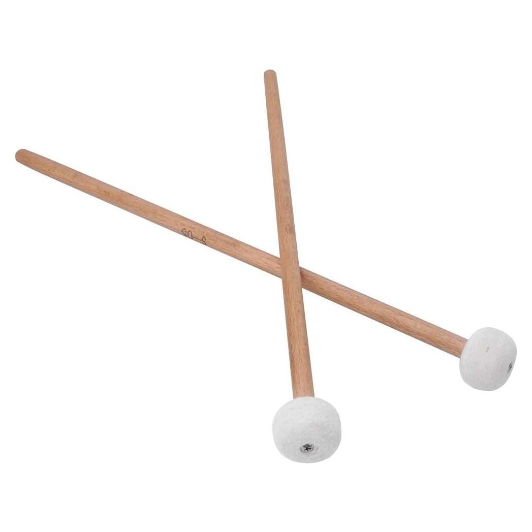 Martillo de Tímpano Batería Vbestlife 2 Pcs Cabeza de Fieltro
