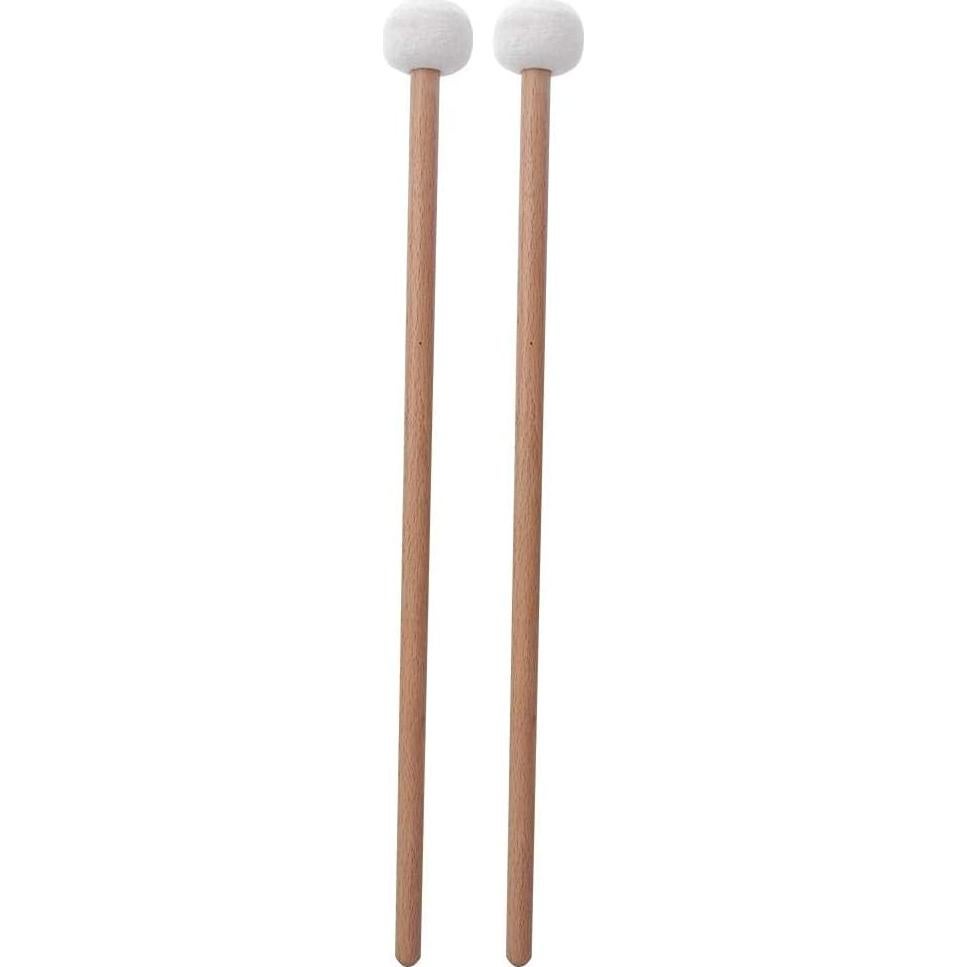 Martillo de Tímpano Batería Vbestlife 2 Pcs Cabeza de Fieltro