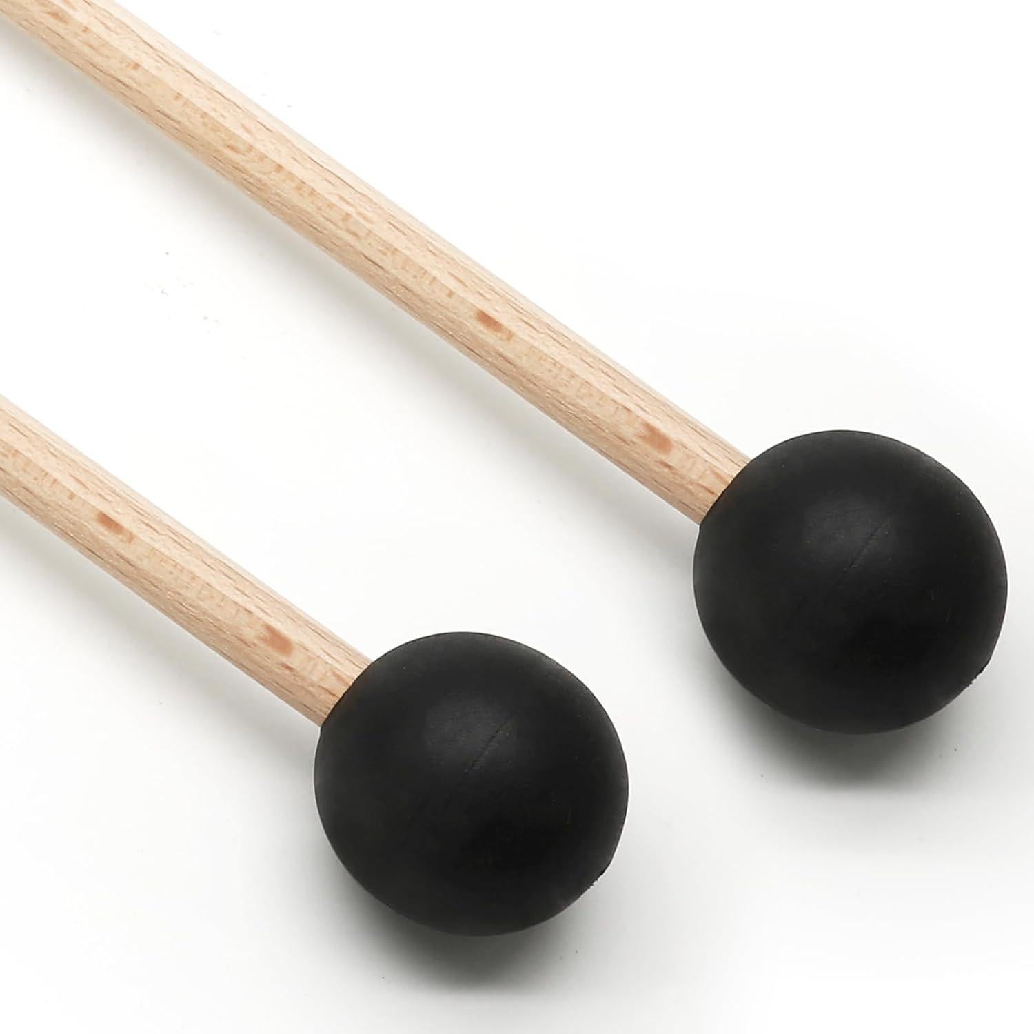 Mallets de Glockenspiel Biaungdo 2 Piezas 38 cm Goma