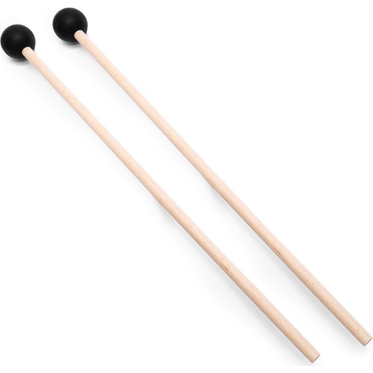 Mallets de Glockenspiel Biaungdo 2 Piezas 38 cm Goma