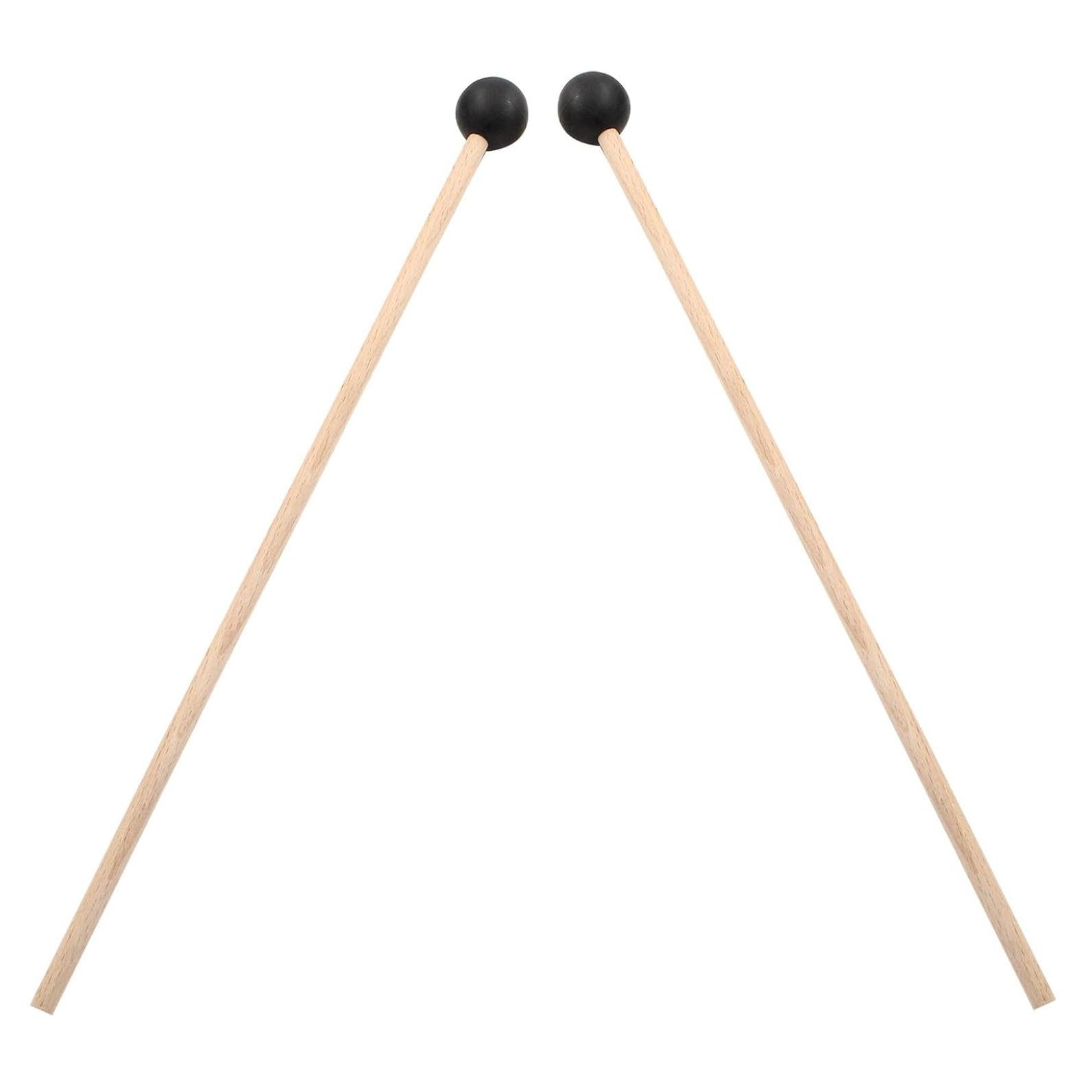 Mallets de Percusión Piutouyar 38 cm Goma y Madera 2 Pcs