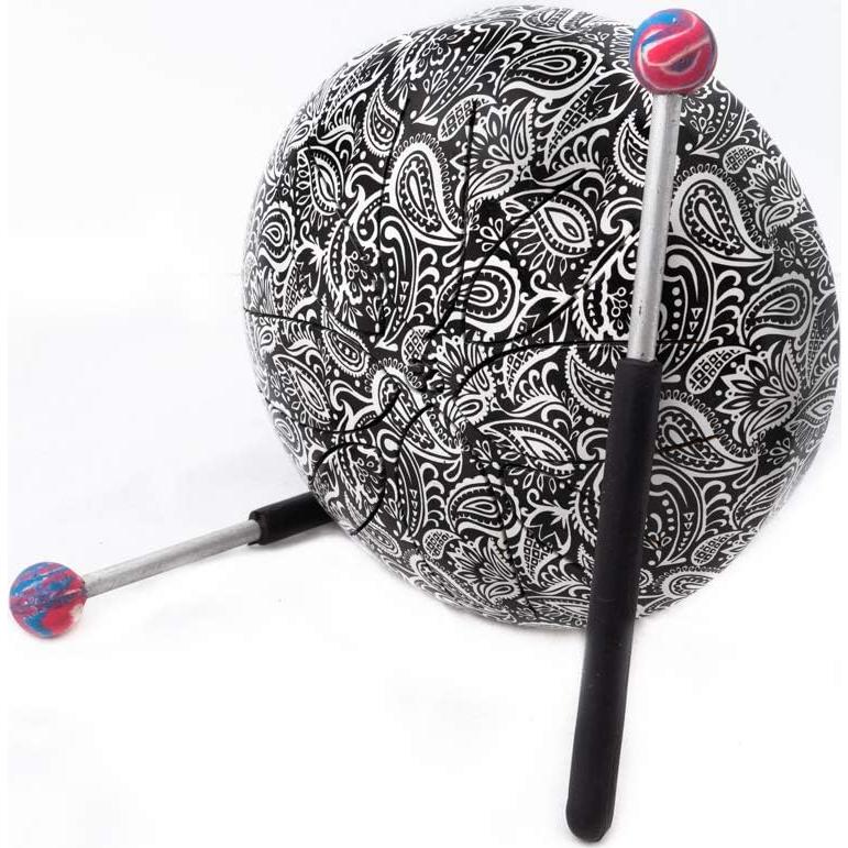 Tambor de Lengua Satnam 8 Notas 20 cm Acero Paisley Negro