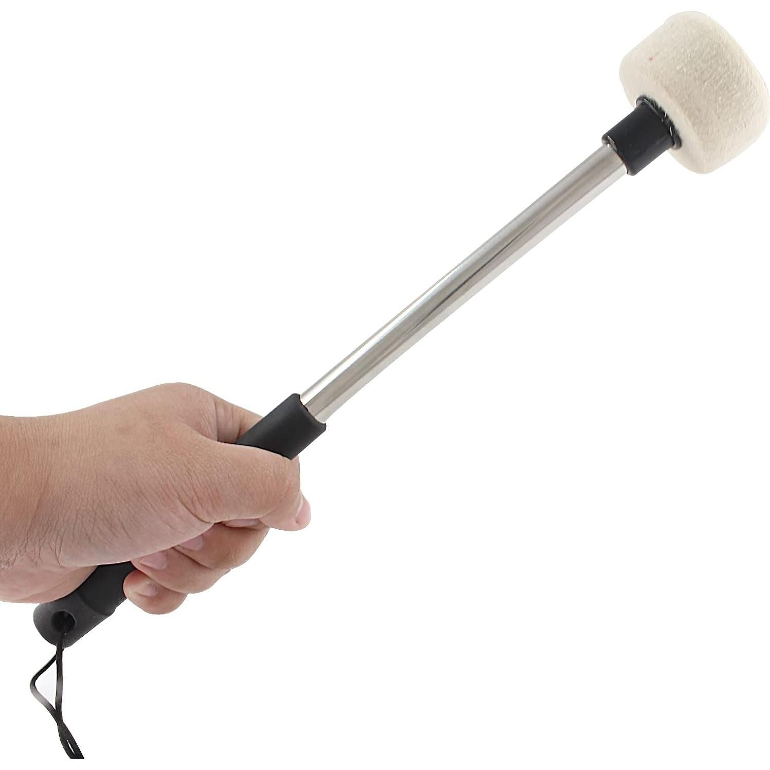 Mazos de Tambor de Bajo Kyu - 2 Piezas, 31 cm, Fieltro