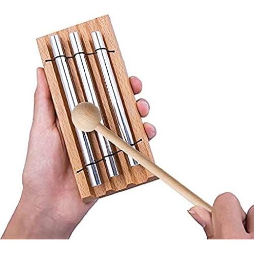 4 Palos de Percusión de Madera 22 cm Mallets Glockenspiel