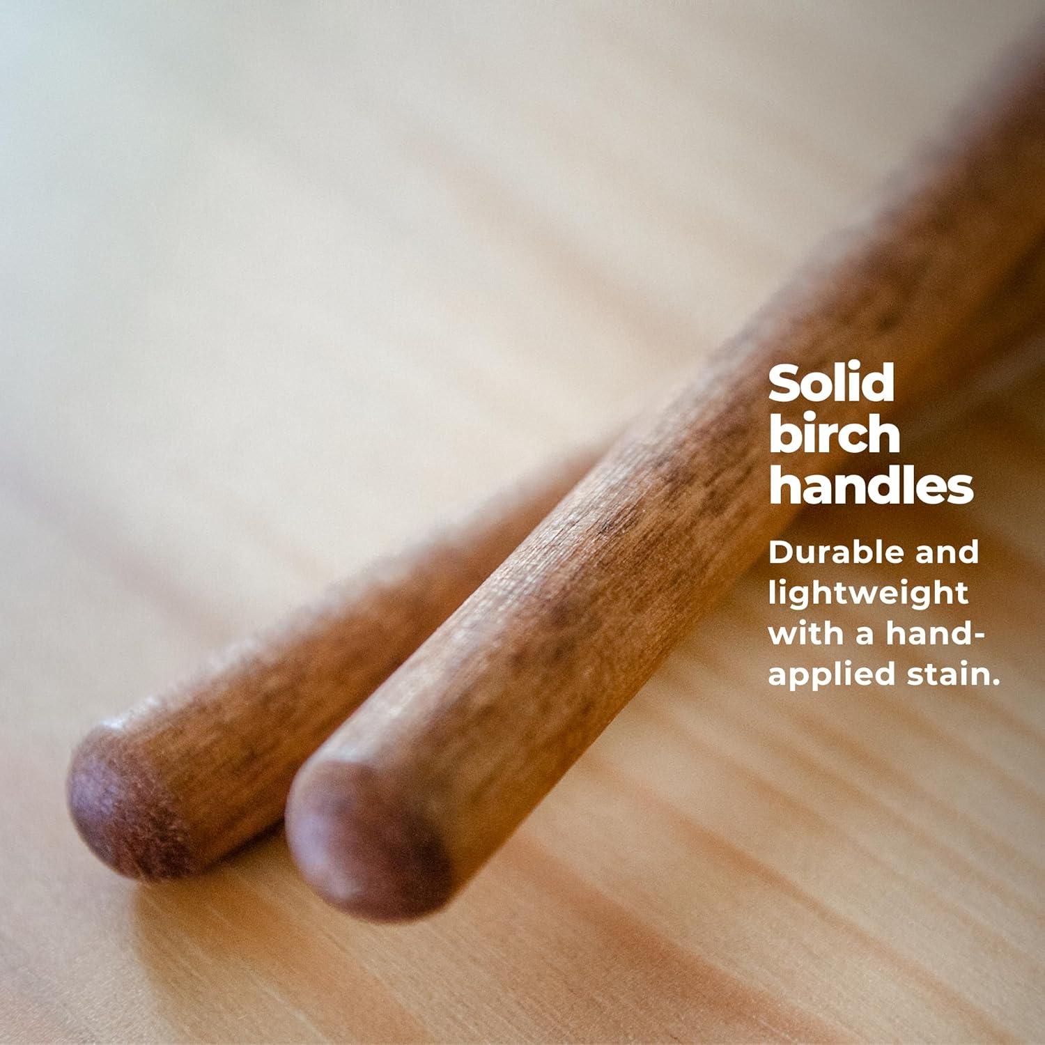 Mallets de Percusión Goma Suave Timber Drum Co. Paquete de 2