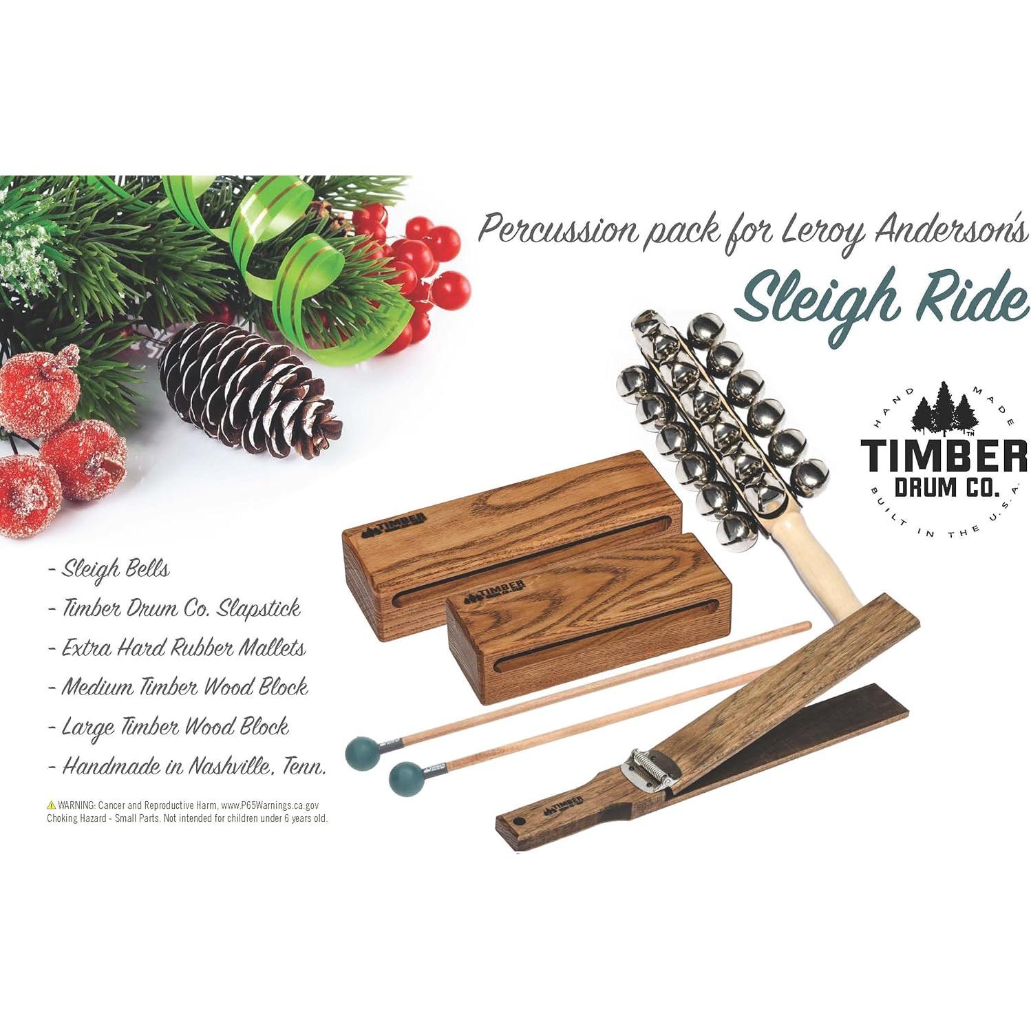 Juego de Percusión Timber Drum T90 Sleigh Ride 6 Piezas