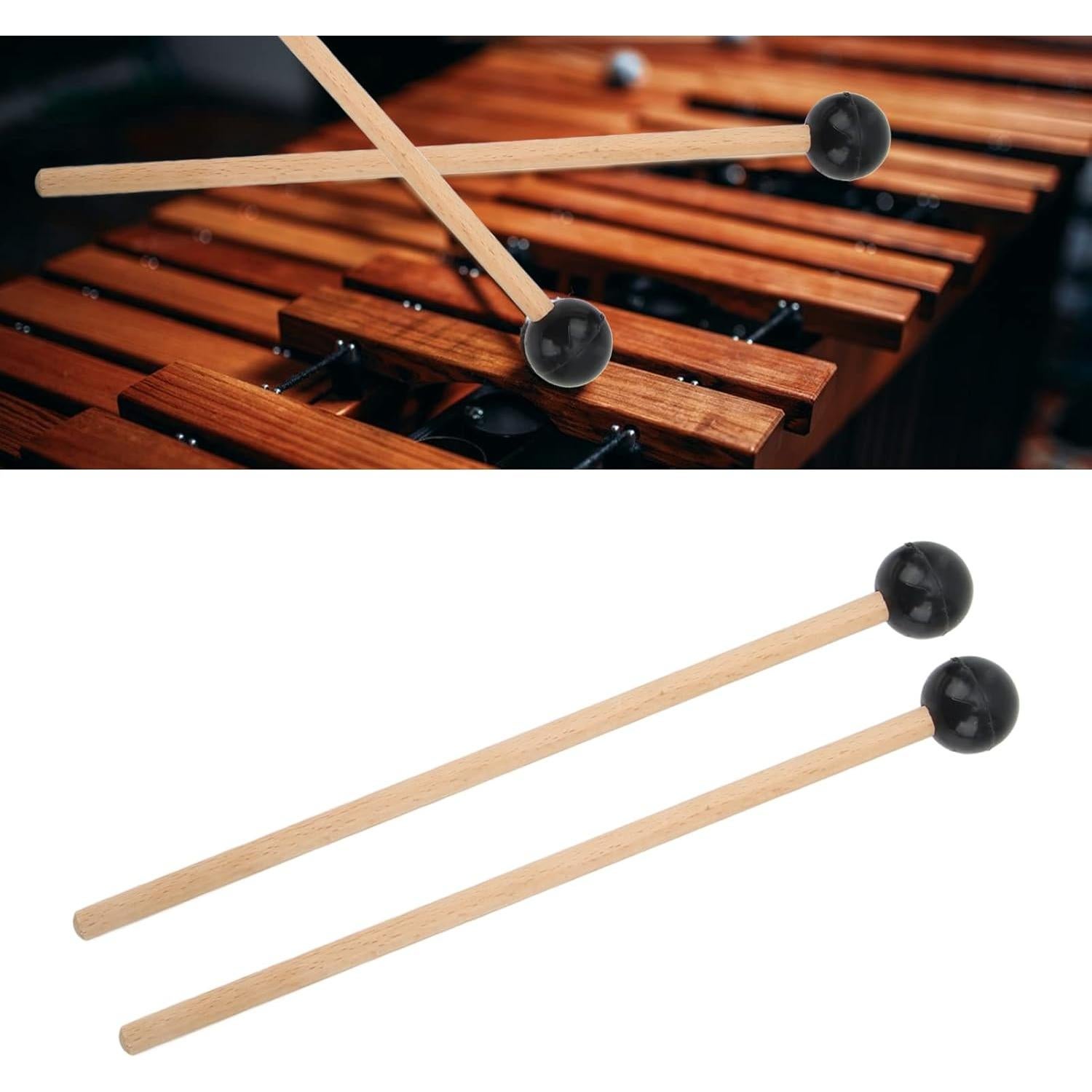 Mallets de Tambor de Lengua Restokki 24 cm Silicona Goma