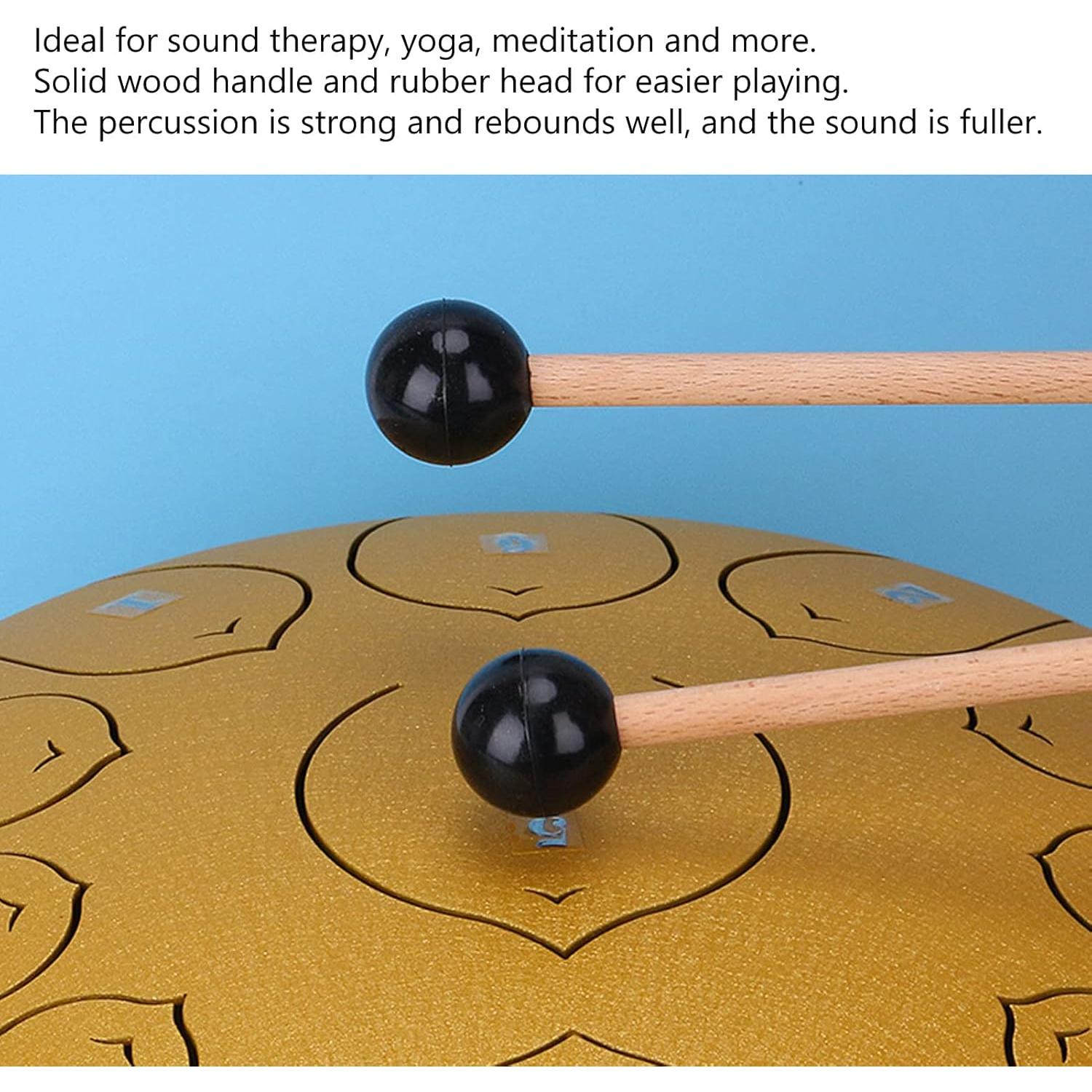 Mallets de Tambor de Lengua Restokki 24 cm Silicona Goma