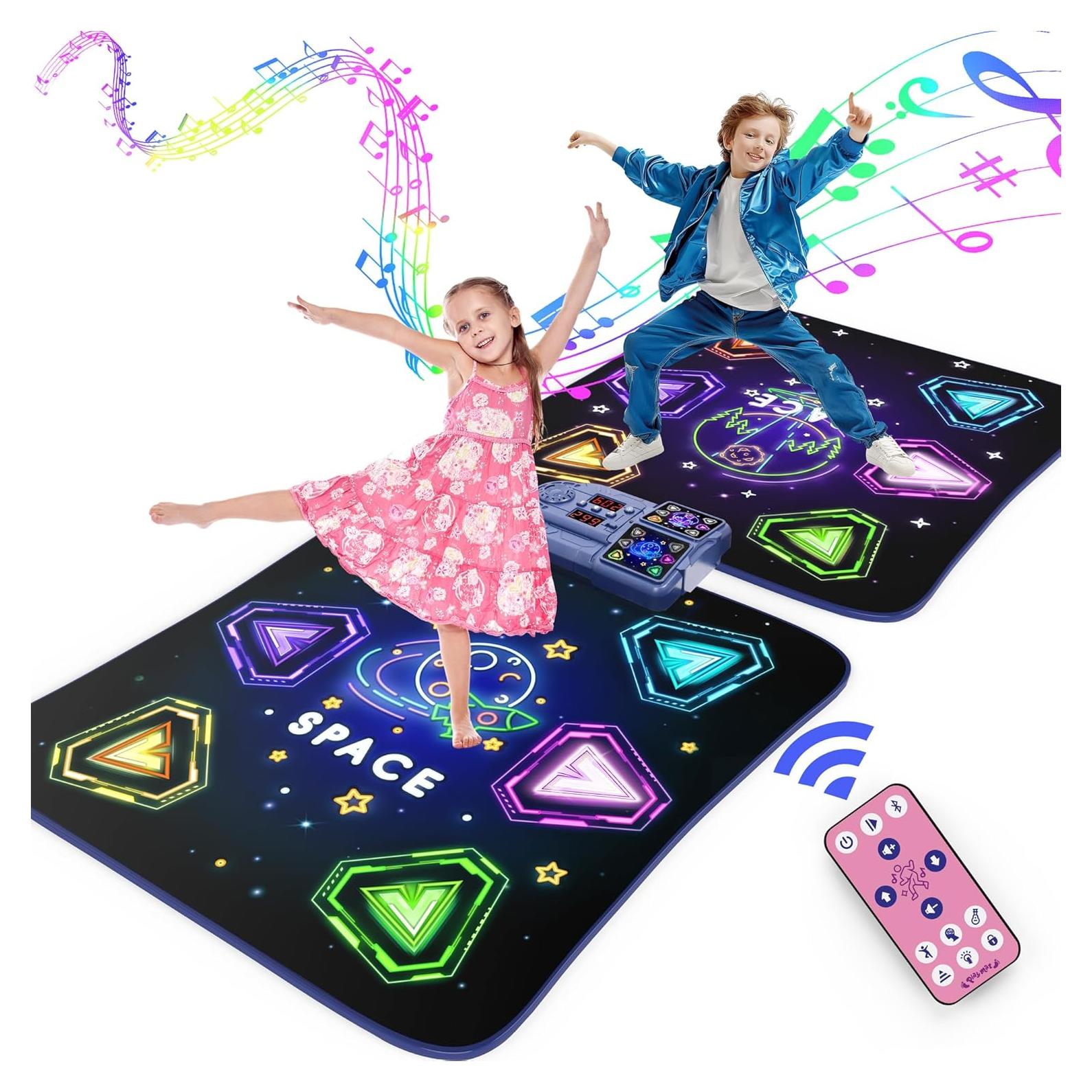 Alfombra de Baile ANNKIE 12 Botones Iluminados para Niños