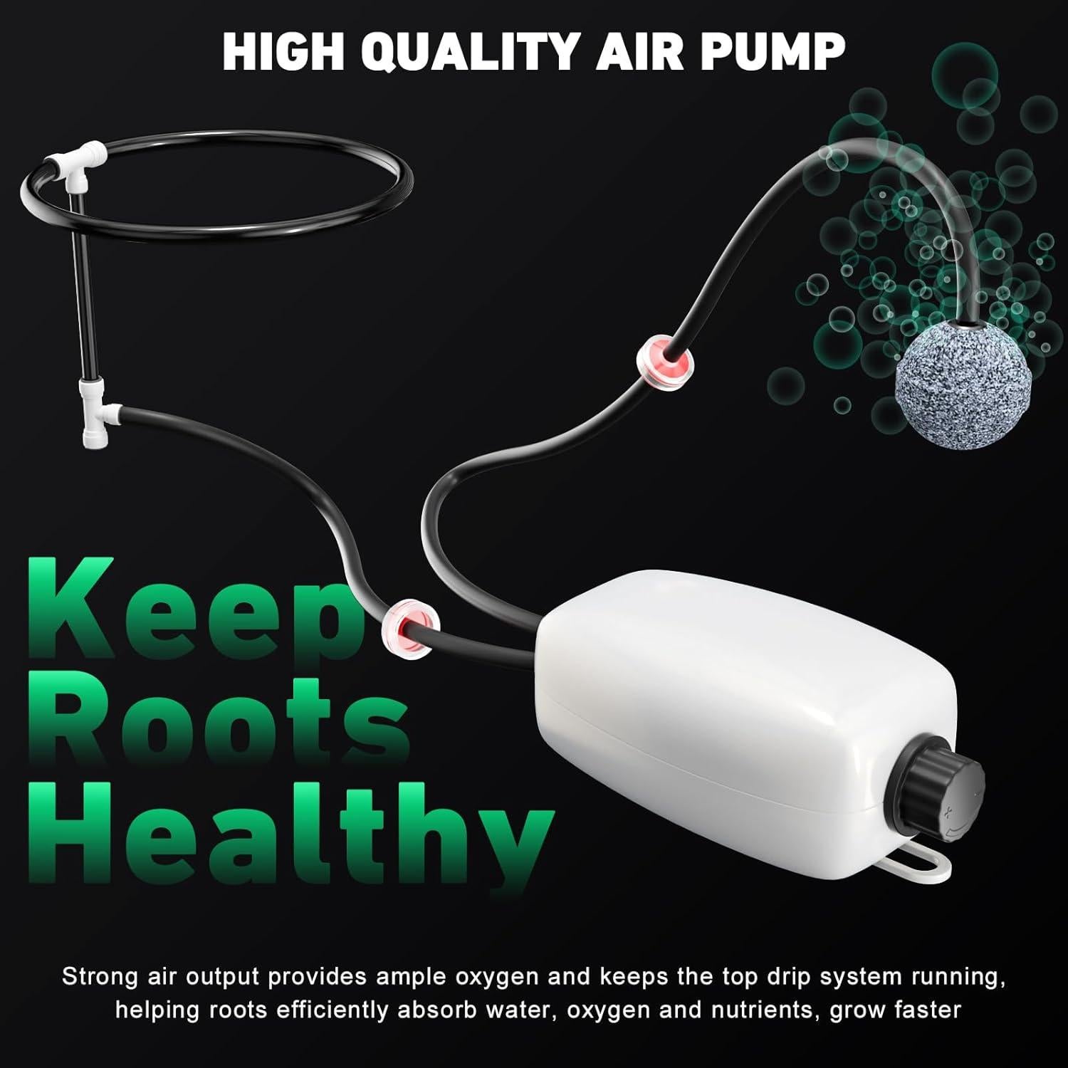 Sistema Hidropónico DWC YIFOR 7 Galones con Goteo Superior