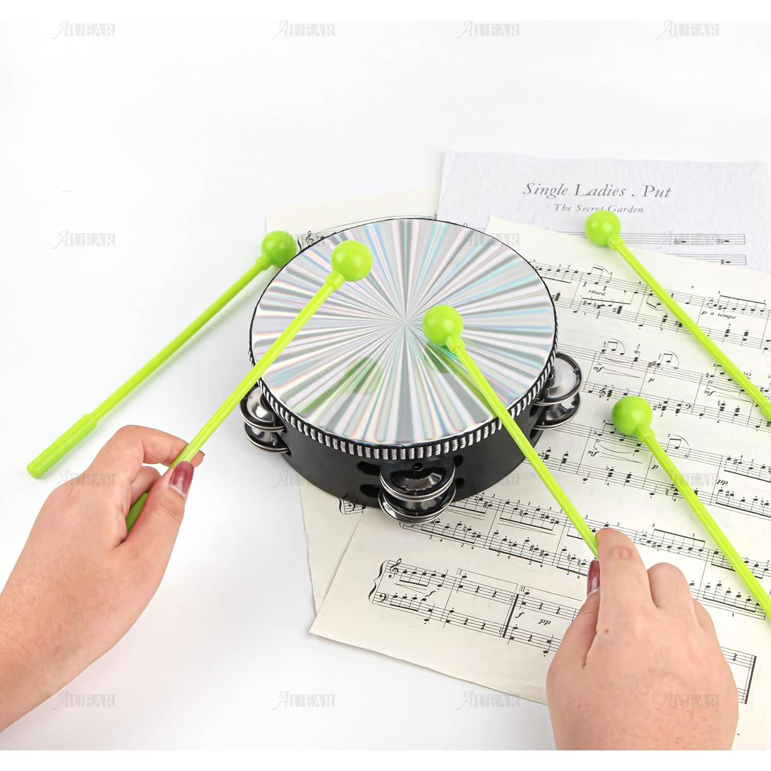 Paquete de 10 Martillos de Percusión AUEAR 20 cm Verde