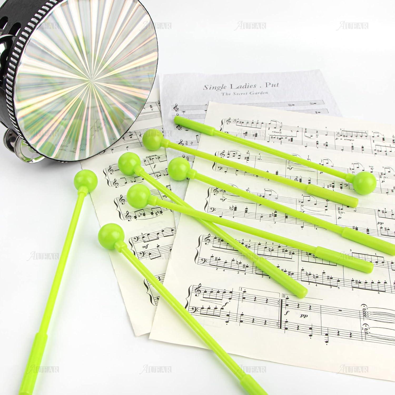 Paquete de 10 Martillos de Percusión AUEAR 20 cm Verde