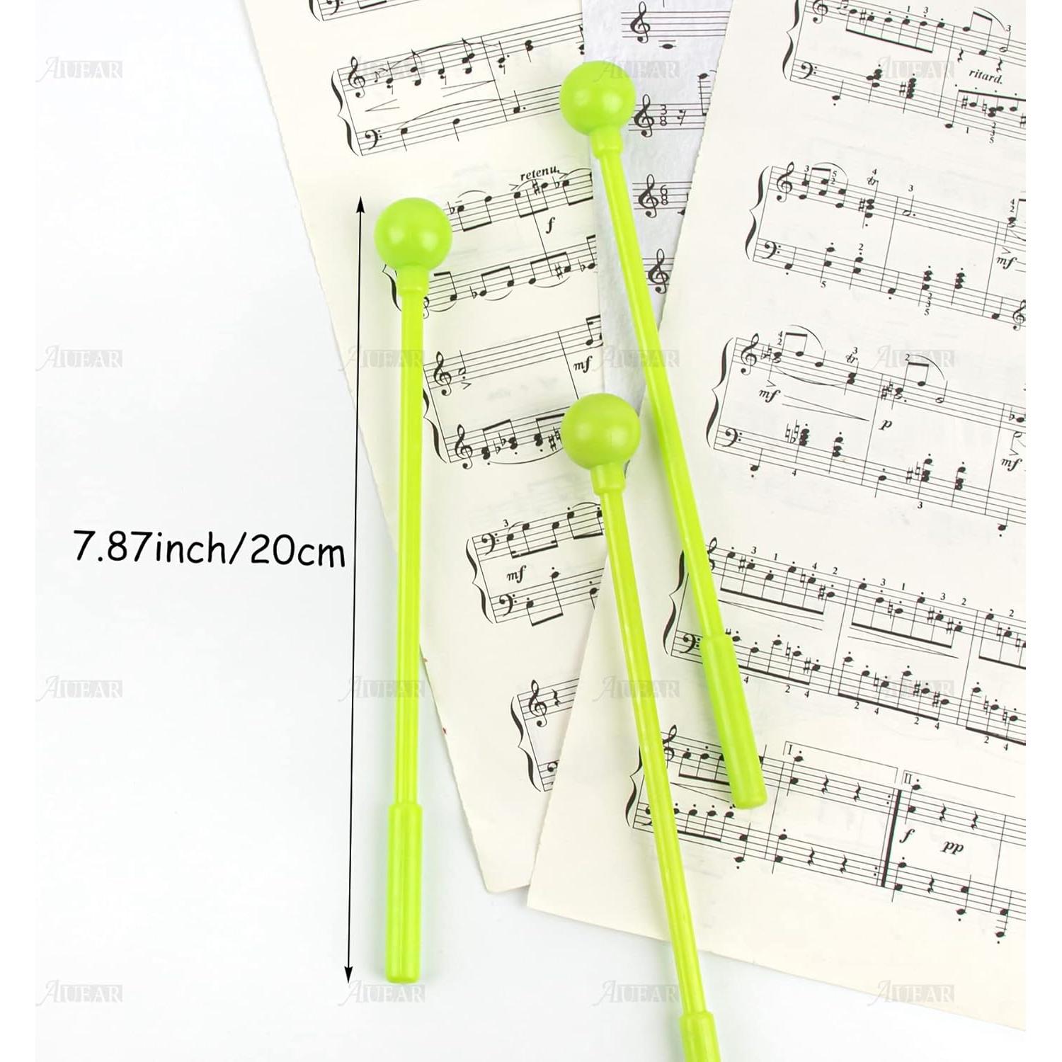 Paquete de 10 Martillos de Percusión AUEAR 20 cm Verde