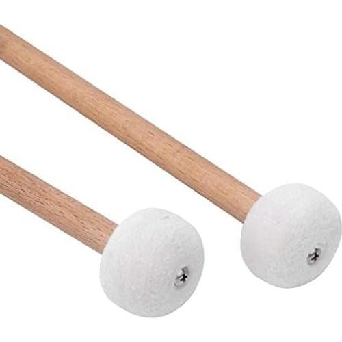 2 Piezas Mallets de Fieltro para Tambor Snare Kooing