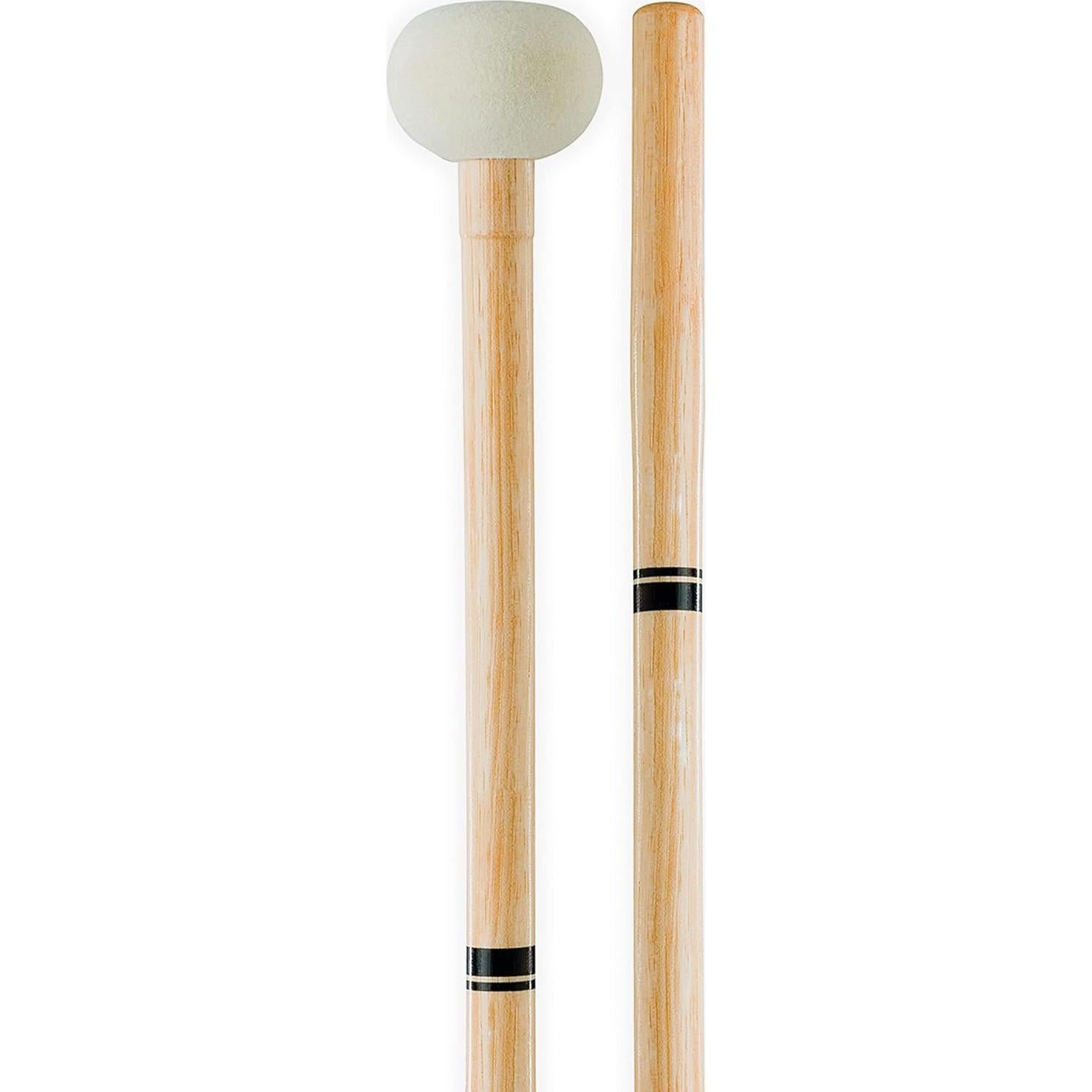 Mazos de Bombo Promark OBD4 con Cabeza de Fieltro