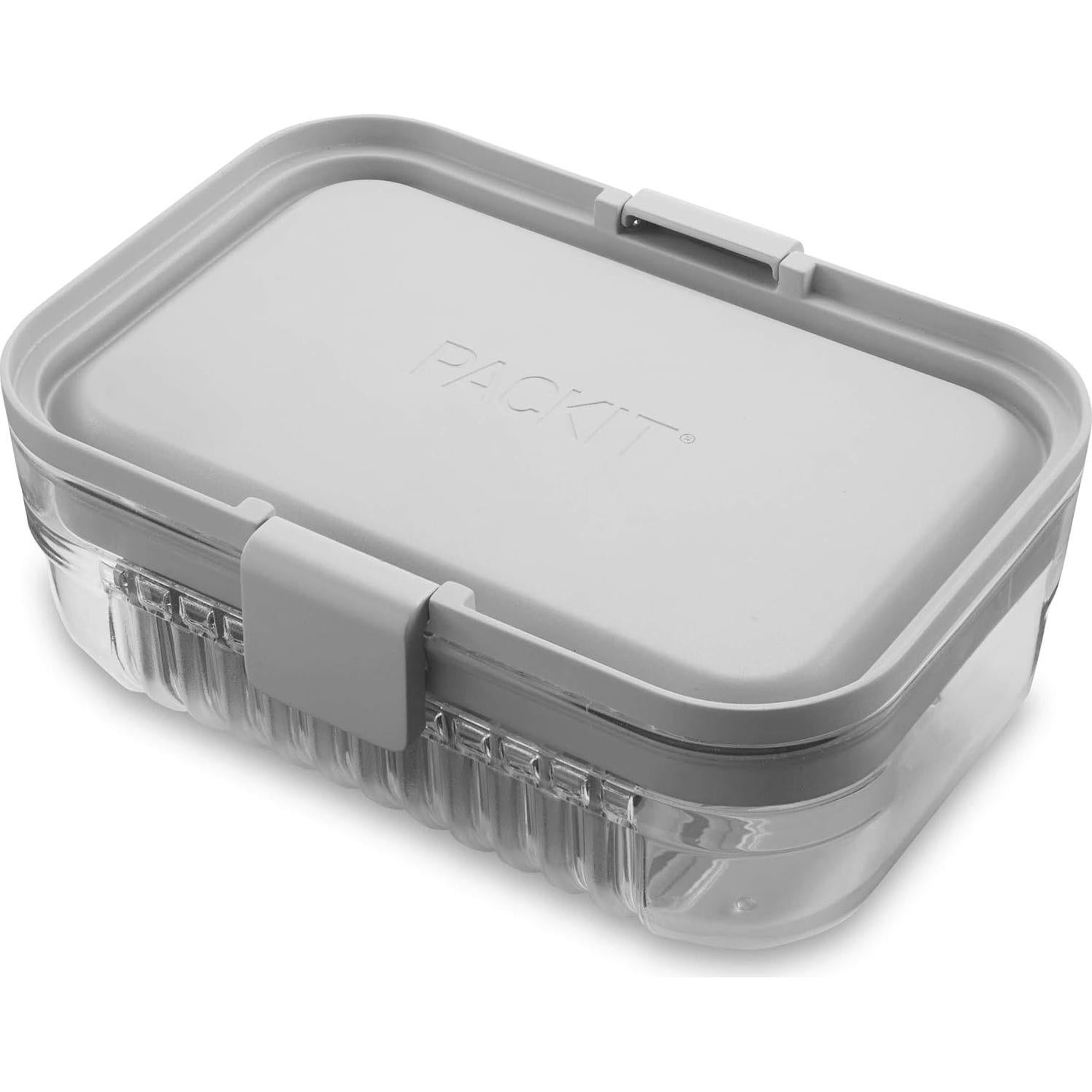 Contenedor de Almuerzo Bento PackIt Mod 1.1L Gris Acero