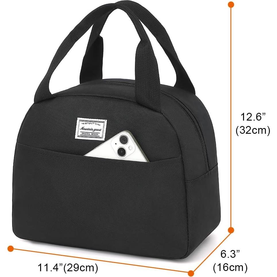 Bolsa de Almuerzo Térmica Mountain Guest Negra 14.79L