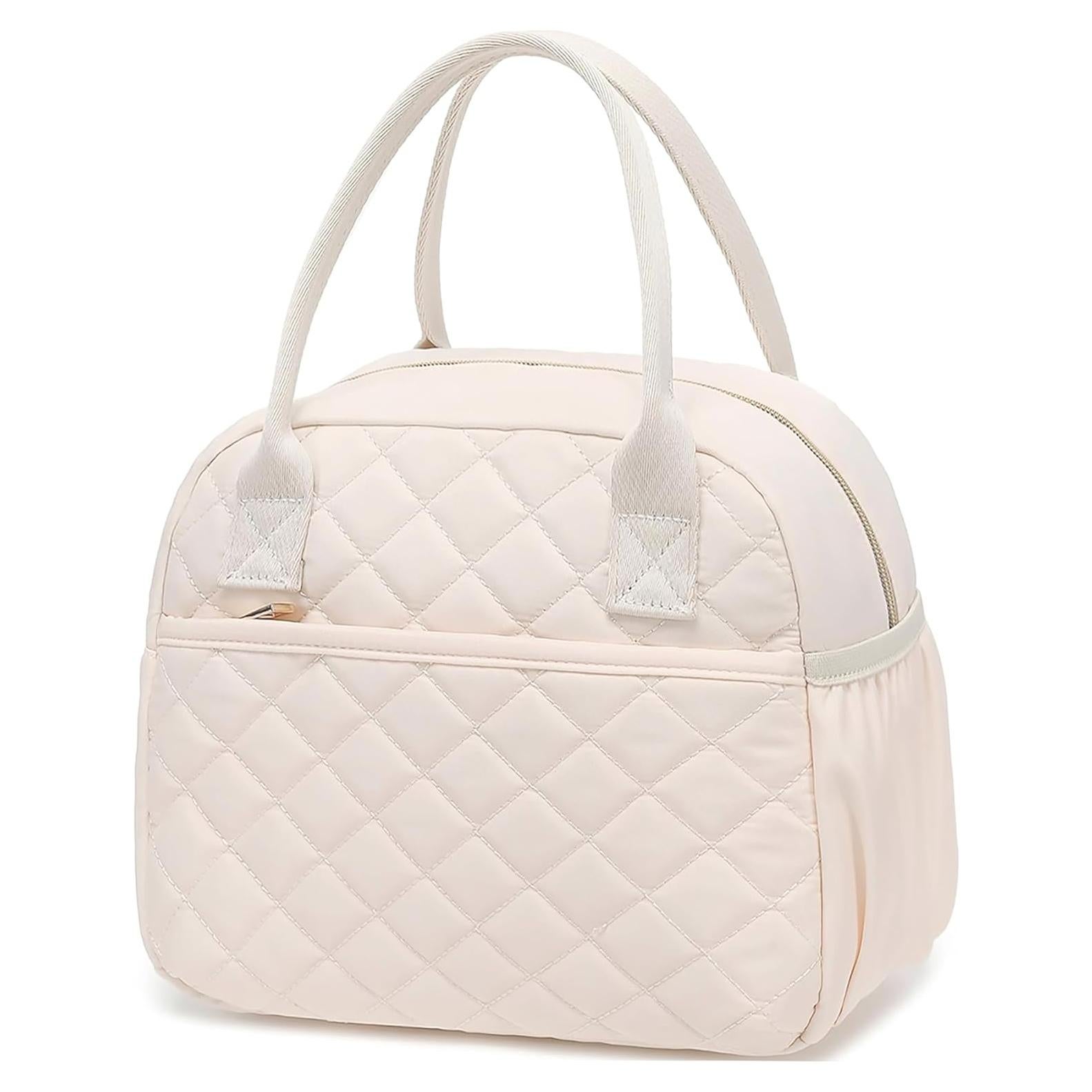 Bolsa de Almuerzo Aislada CAMTOP Beige 9.4L para Trabajo