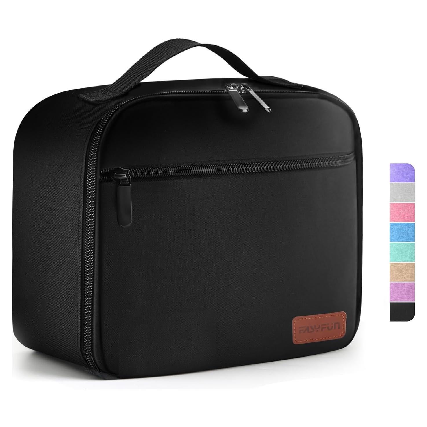 Caja de Almuerzo Aislada EASYFUN 10L Negra para Adultos