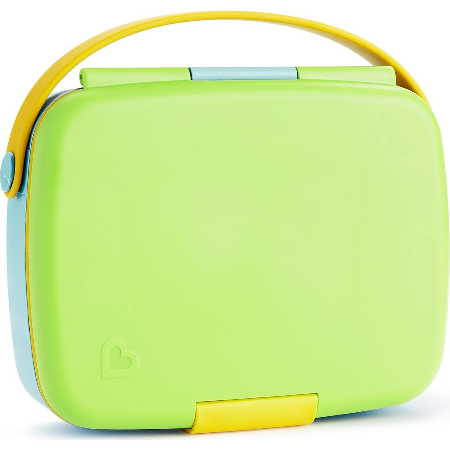 Caja Bento Munchkin Verde para Niños con Utensilios