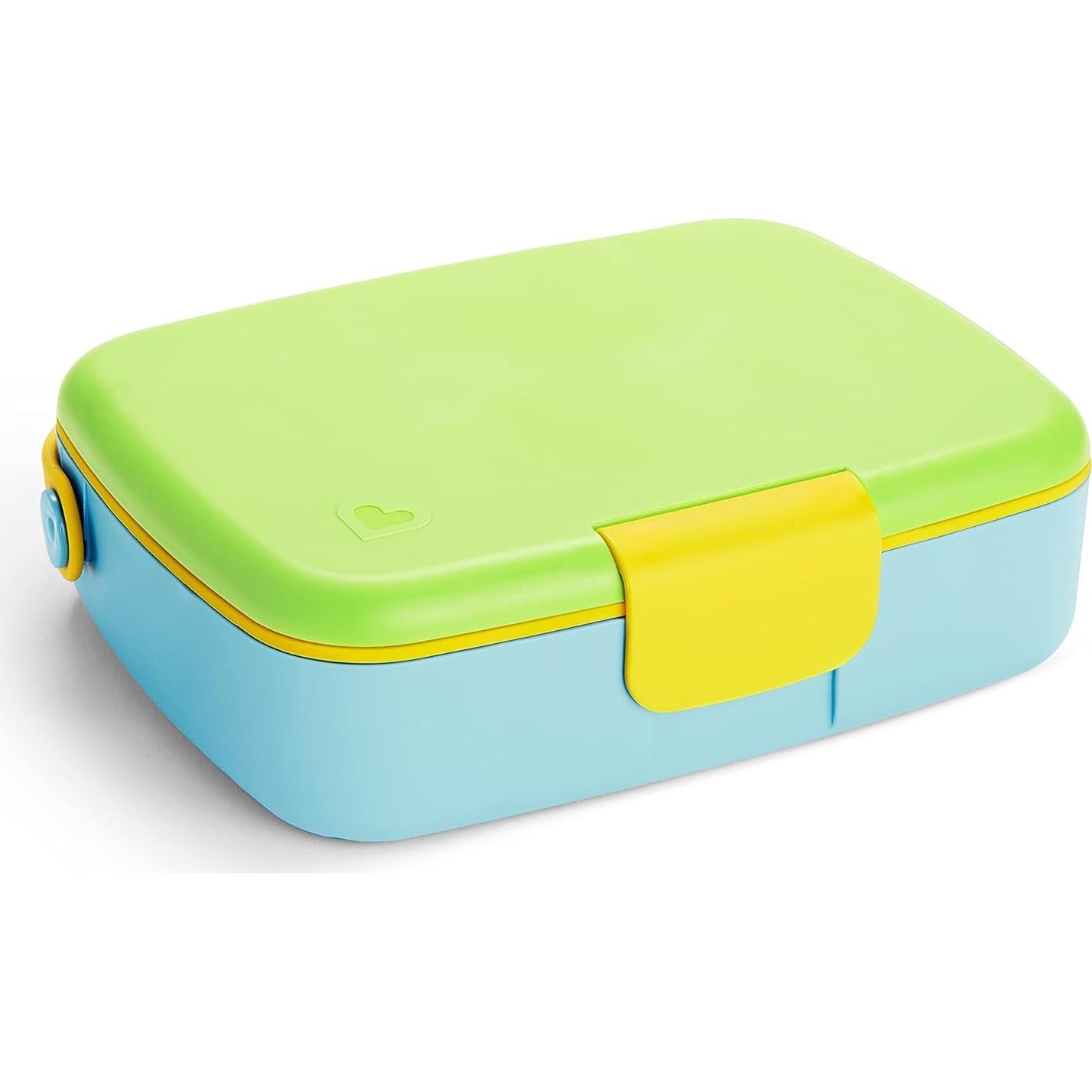 Caja Bento Munchkin Verde para Niños con Utensilios