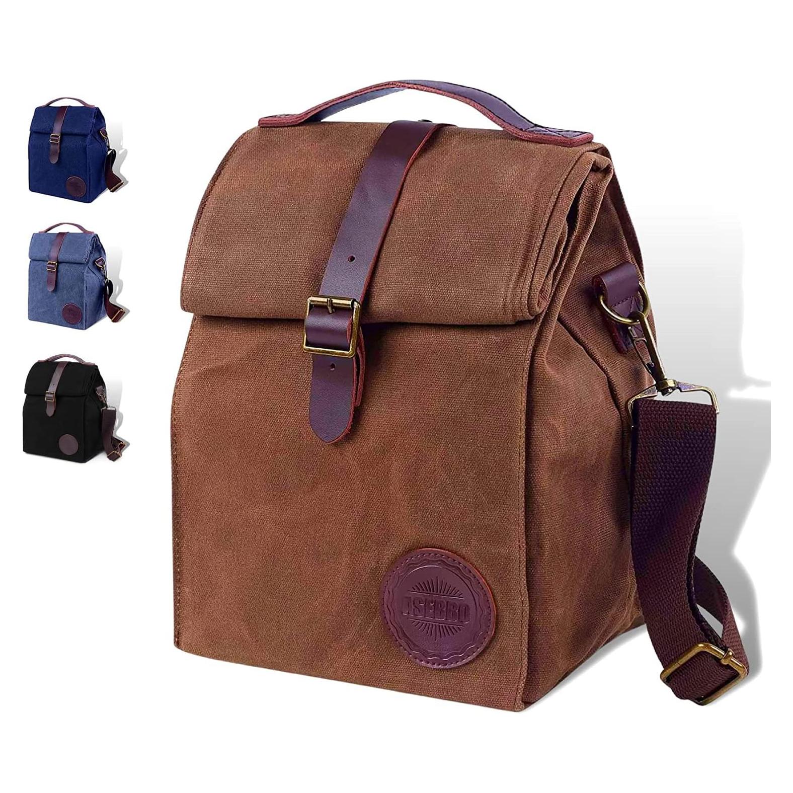 Bolsa de Almuerzo Aislada 10L ASEBBO Marrón Resistente