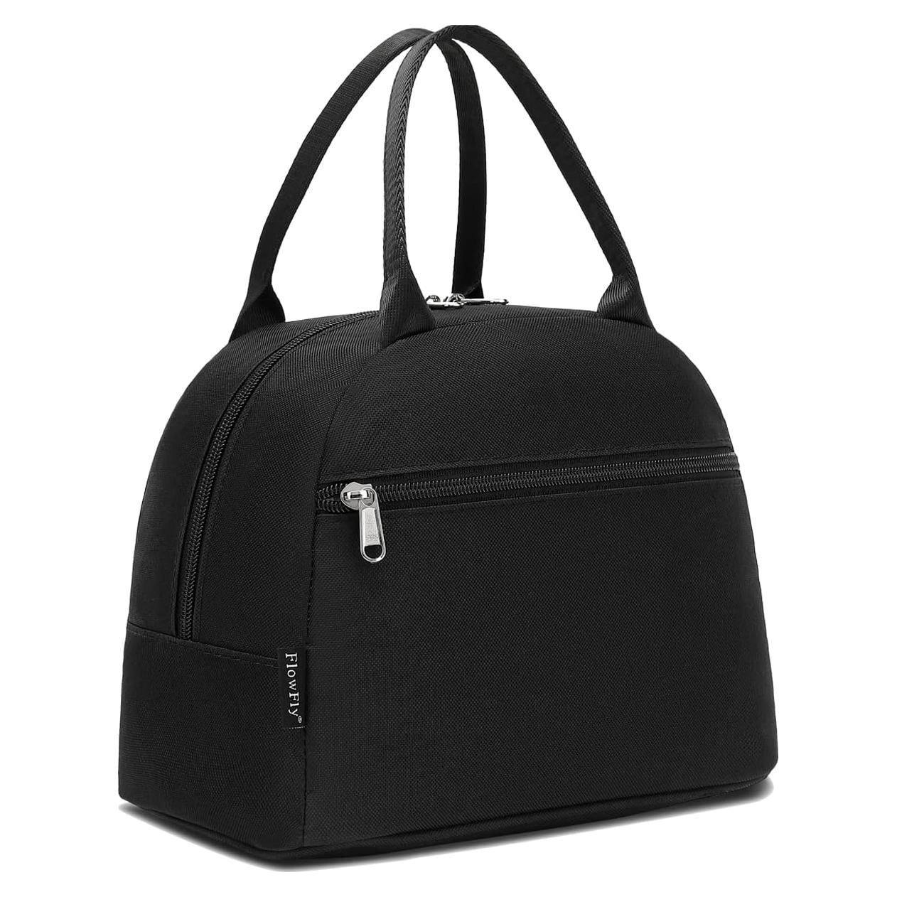 Bolsa de Almuerzo Aislada FlowFly Grande 10L Negra