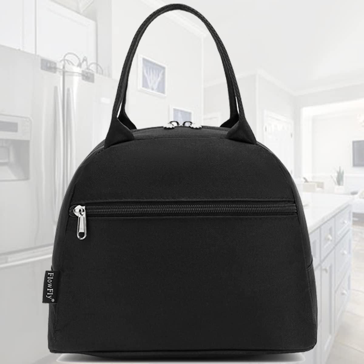 Bolsa de Almuerzo Aislada FlowFly Grande 10L Negra